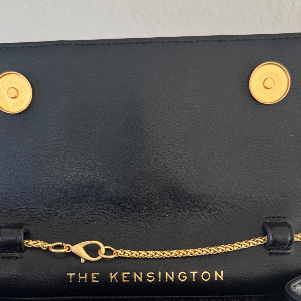 Kurt Geiger Mini Soho Leather Metallic Striped Crossbody - Picture 10 of 16